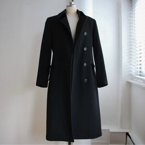 2010’s Club Monaco Black Lambswool and Cashmere Coat